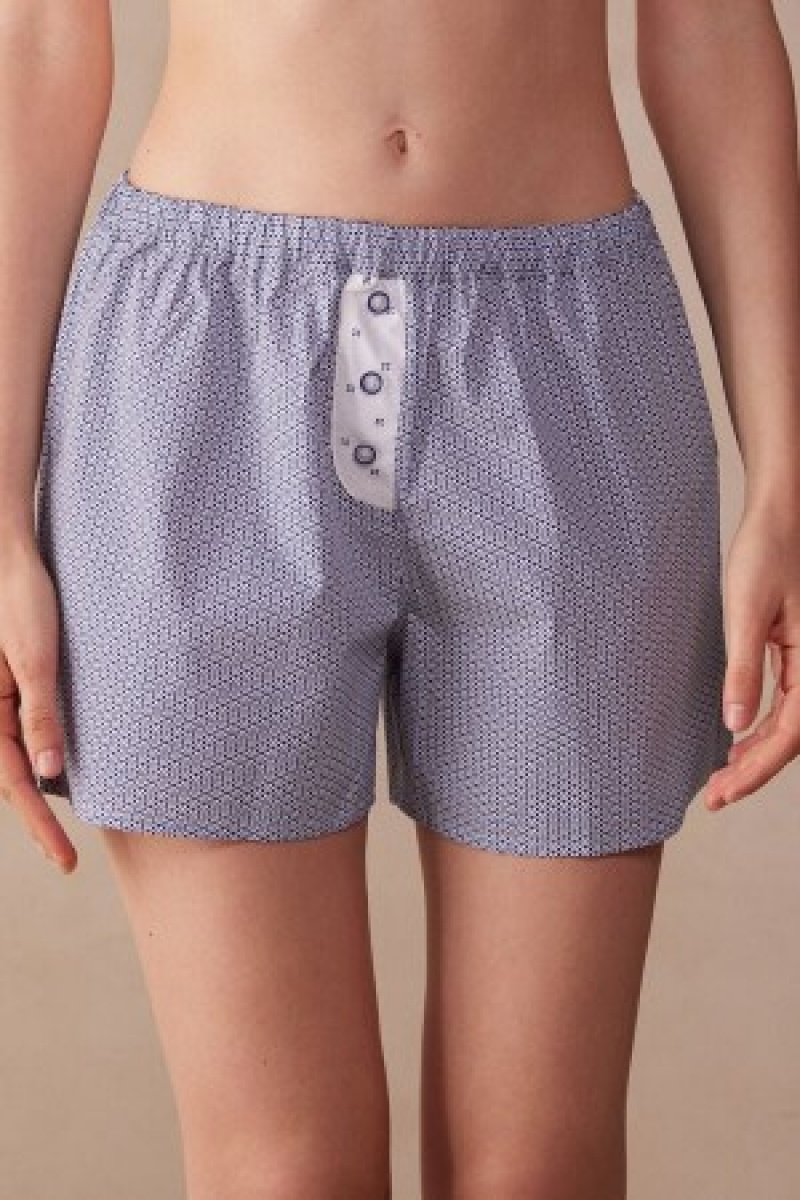 Intimissimi Santorini View Katoenen Cloth Shorts Print | BEXBR31430