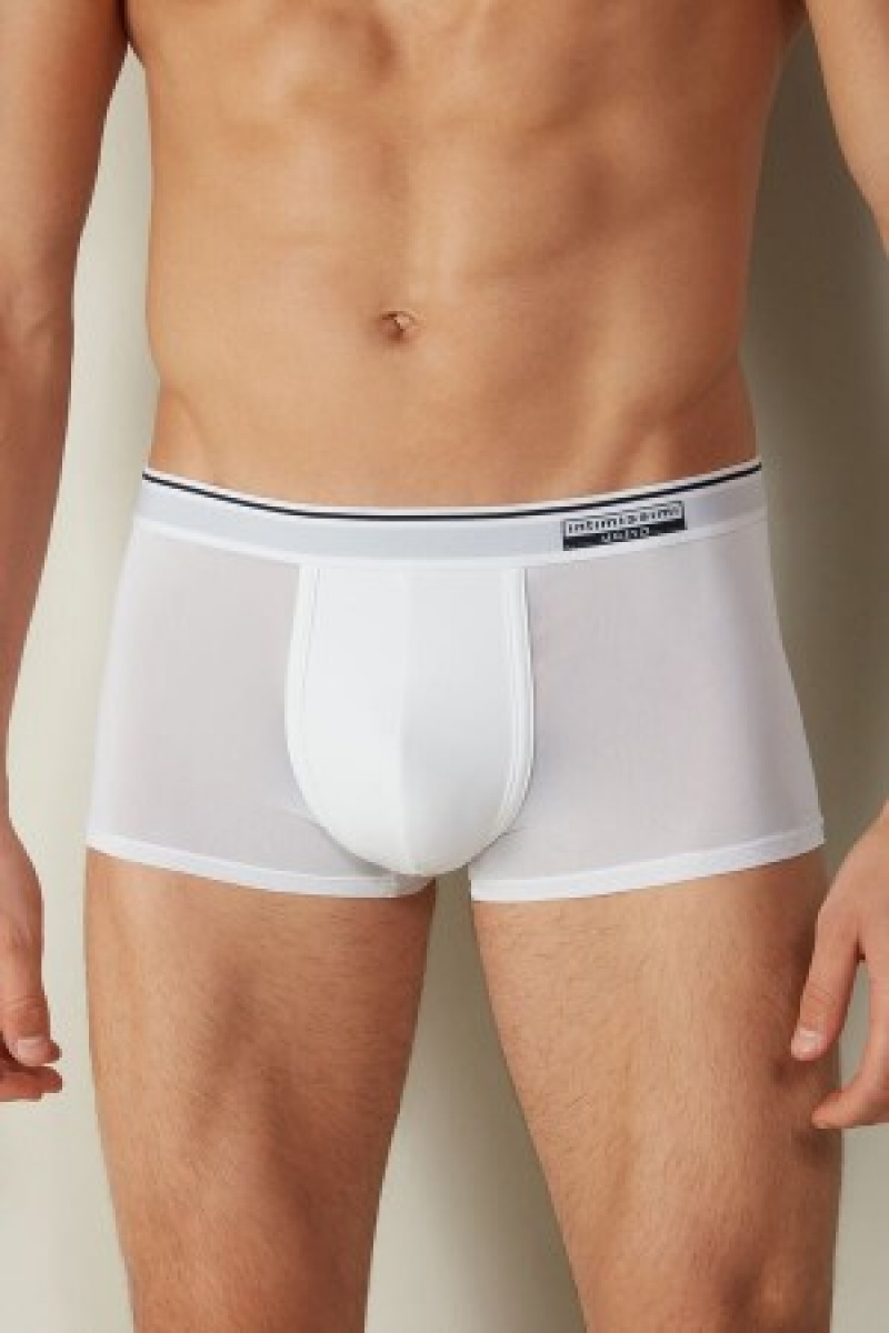 Intimissimi Super Fresh Micro-mesh Boxers Wit | BBESO89162