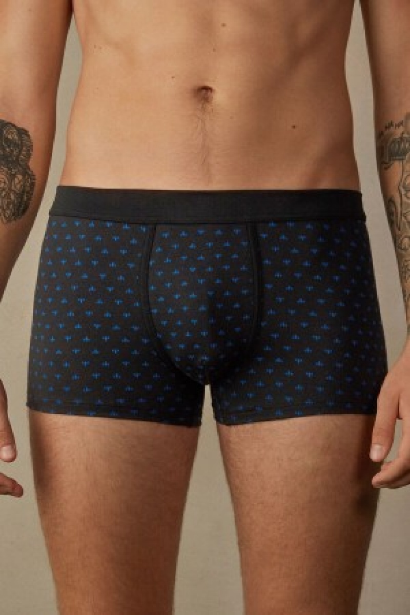 Intimissimi Lily Boxers in Stretch Supima® Katoenen Zwart | DBEKV71518